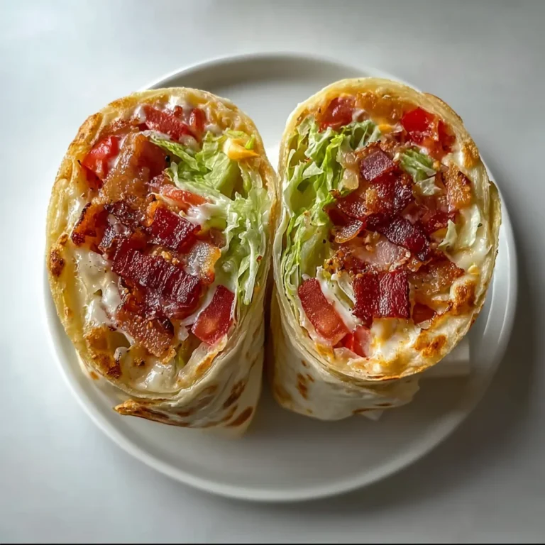 Zesty BLT Wraps with Chipotle Mayo Recipe