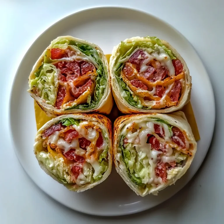 Zesty BLT Wraps with Chipotle Mayo Recipe