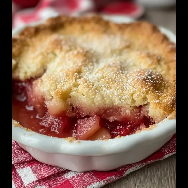 Classic Rhubarb Cobbler Recipe