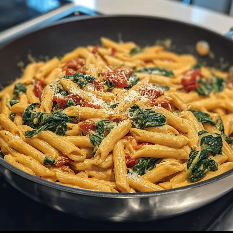 One-Pot Spinach Tomato Pasta Recipe