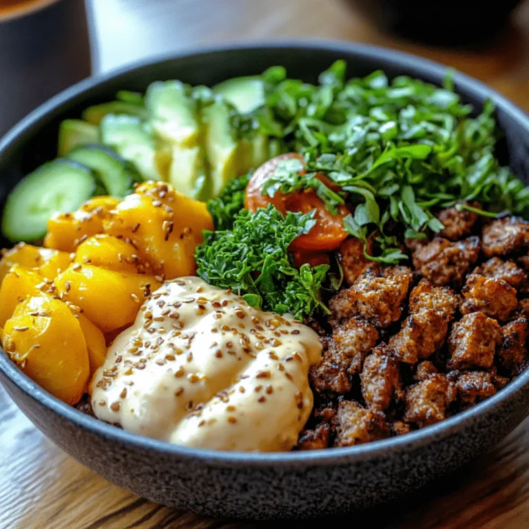 Burger Bowls Recipe