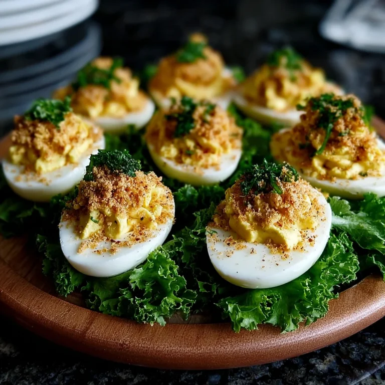 Caesar Salad Deviled Eggs Recipe