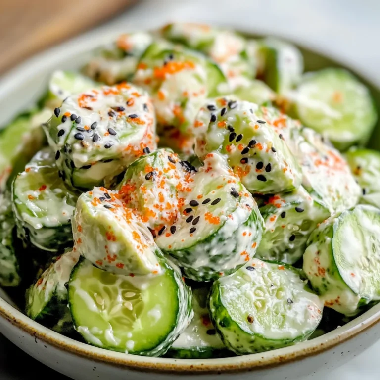 Easy California Roll Cucumber Salad Recipe