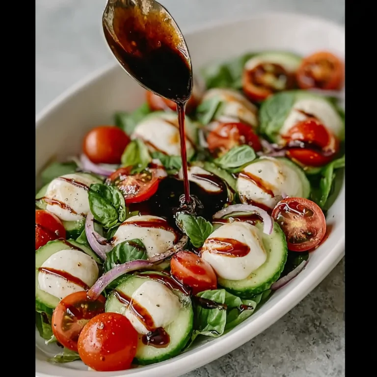 Fresh Cucumber Caprese Salad Recipe