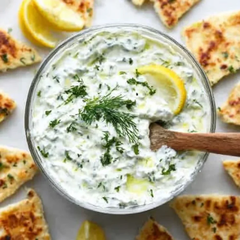 Easy 10 Minute Healthy Tzatziki Sauce Recipe