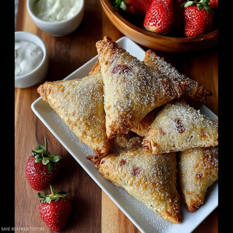 Strawberry Rhubarb Turnovers Recipe