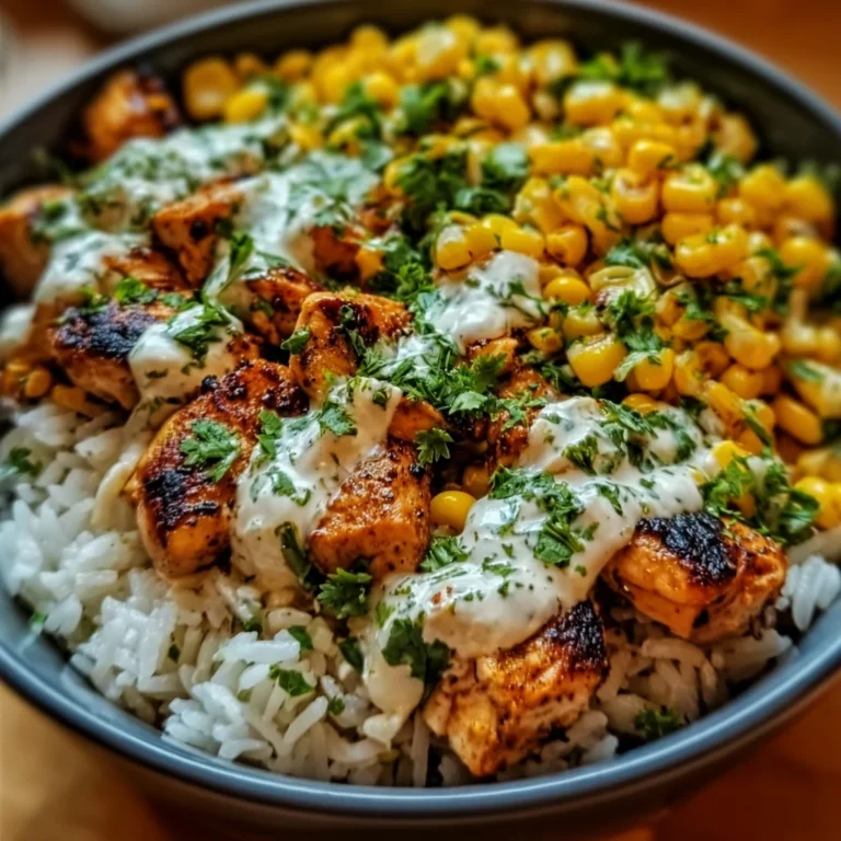 Street Corn Chicken Rice Bowl Recipe