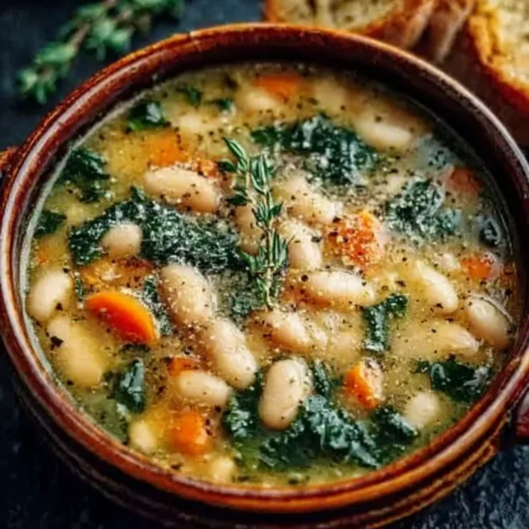 Easy Tuscan White Bean Soup Recipe