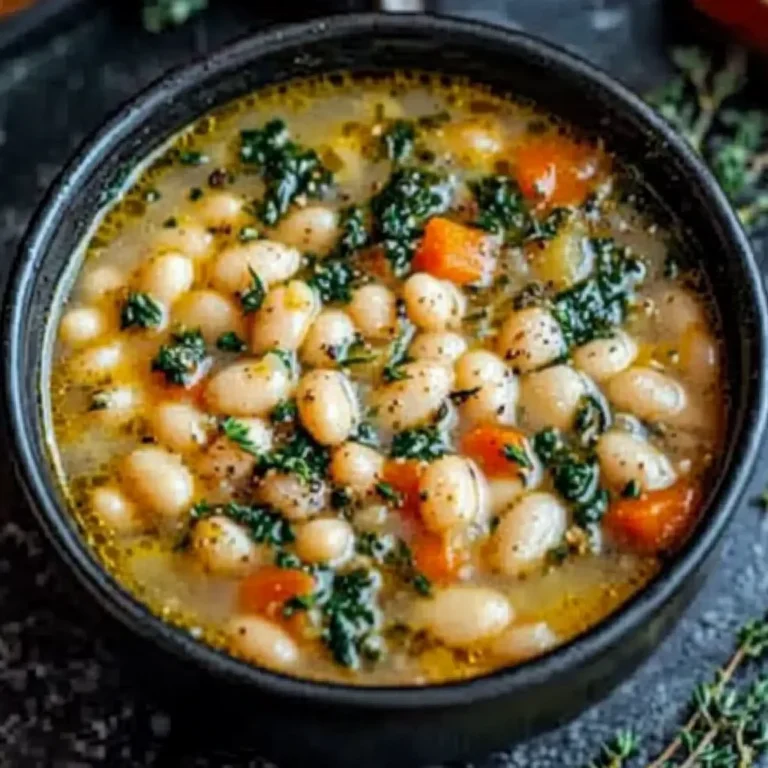 Easy Tuscan White Bean Soup Recipe