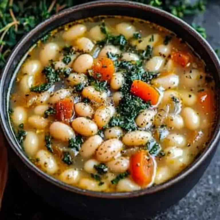 Easy Tuscan White Bean Soup Recipe