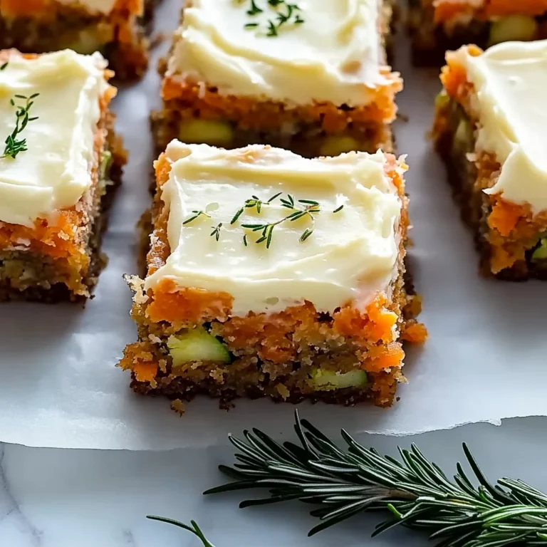 Spiced Ginger Carrot and Zucchini Bars Recipe