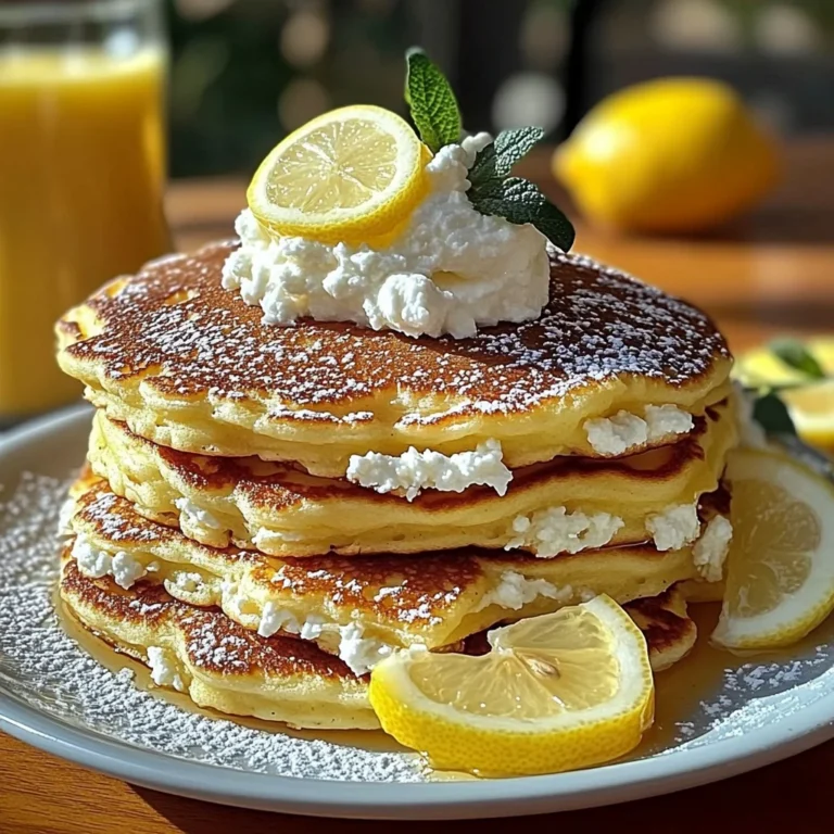 Lemon Ricotta Pancakes Recipe