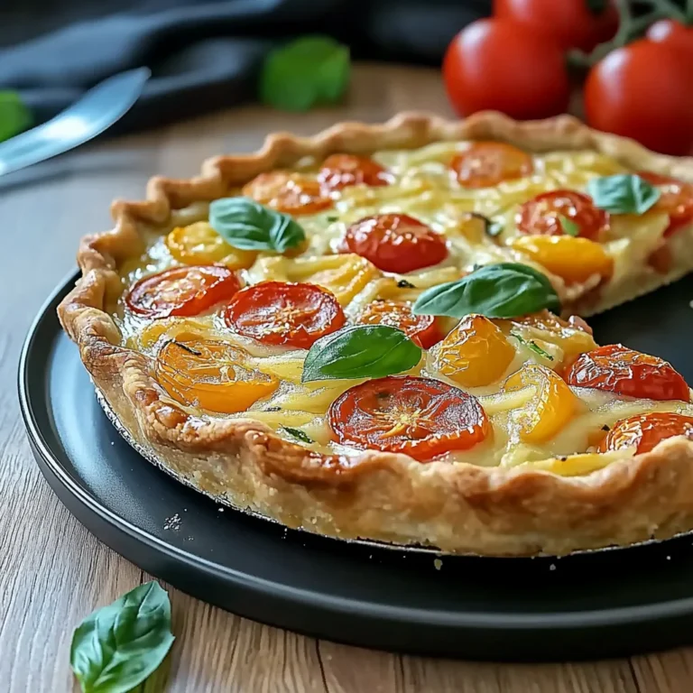Flavorful Cherry Tomato Pie Recipe