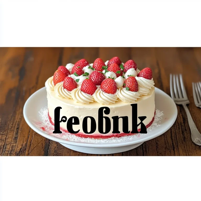 Strawberries and Cream Cake Recipe