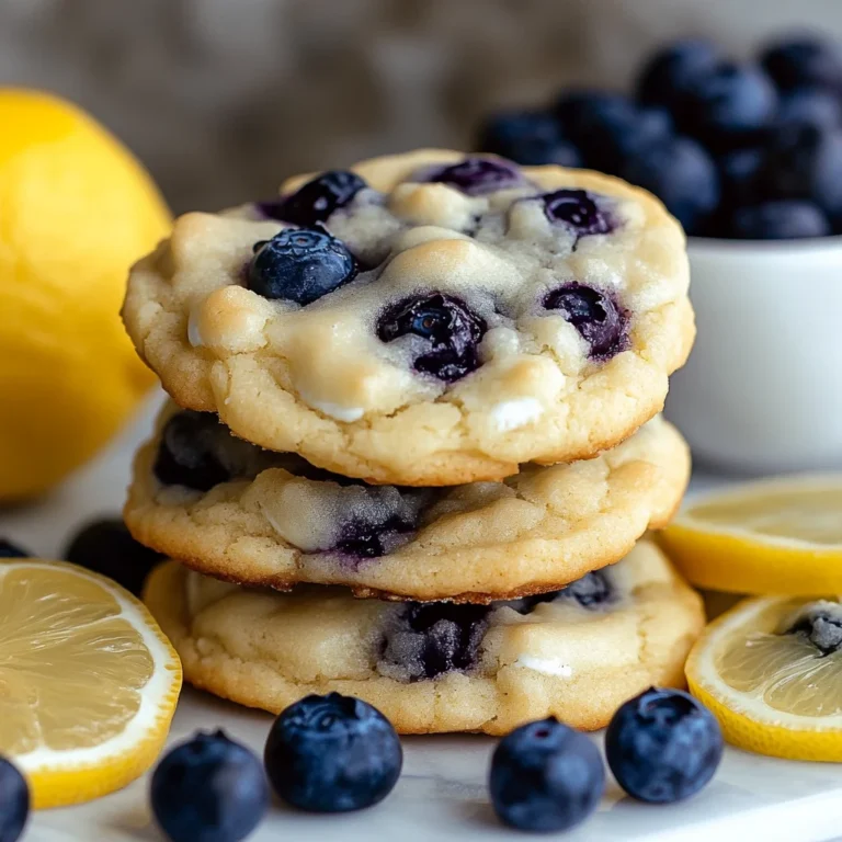 Greek Yogurt Lemon Blueberry Cookies Recipe