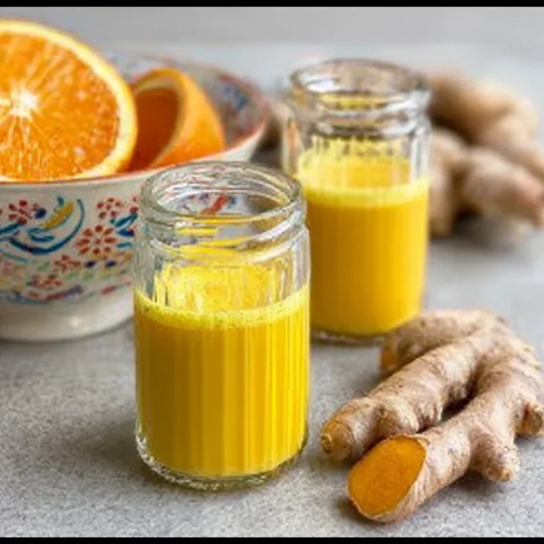 Lemon Ginger Turmeric Shot Recipe