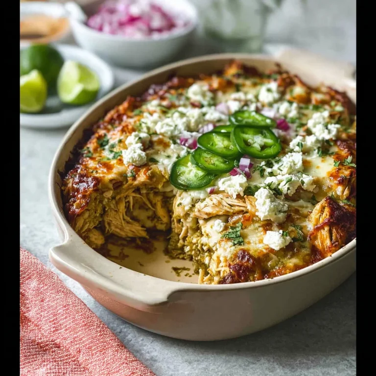 Delicious Salsa Verde Chicken Casserole Recipe