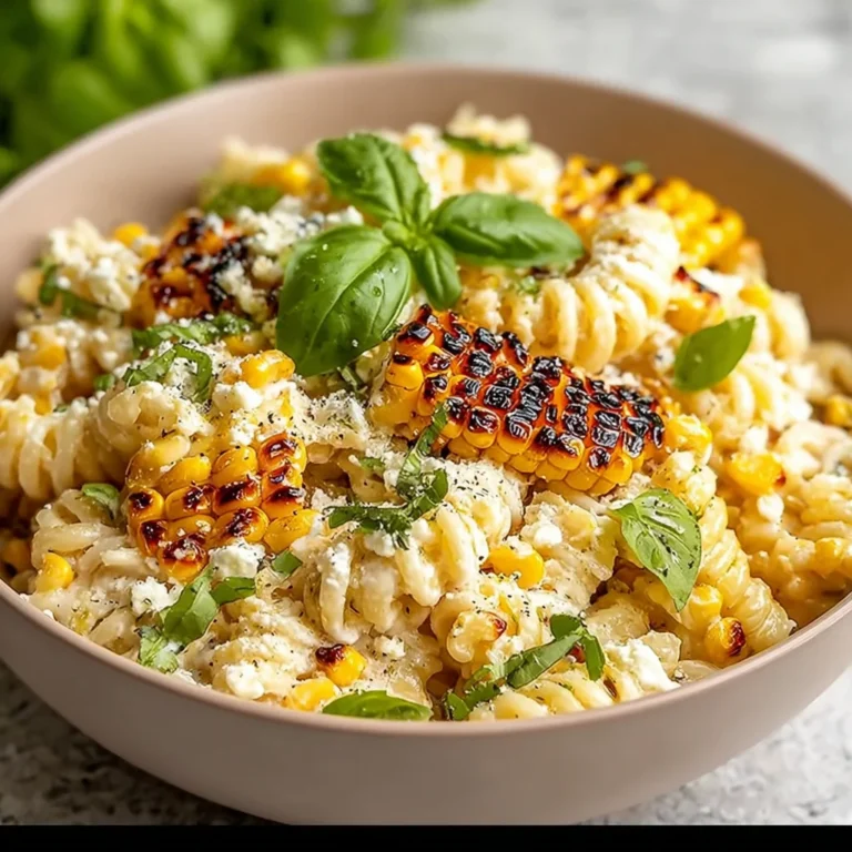 Creamy Street Corn Pasta Salad Recipe