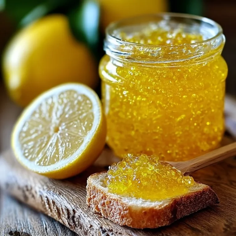 Homemade Lemon Spread Recipe