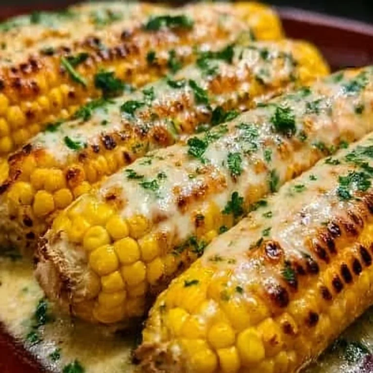 Cheesy Garlic Butter Corn on the Cob Recipe