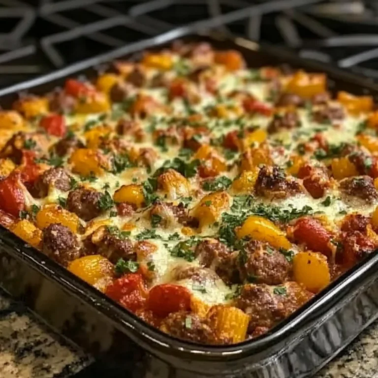 Italian Sausage & Pepper Casserole Recipe