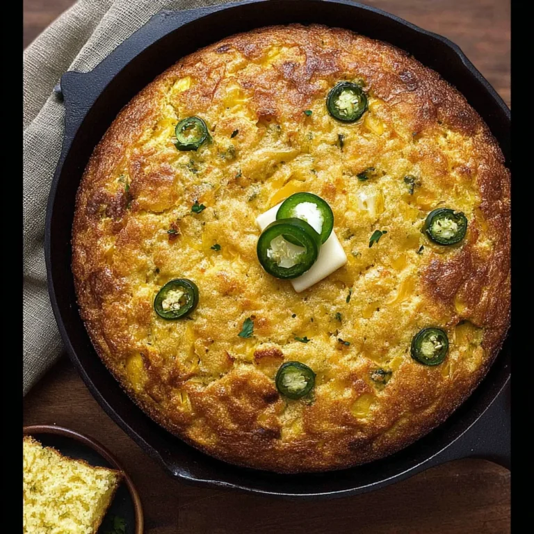 Jalapeno Cheddar Cornbread Recipe