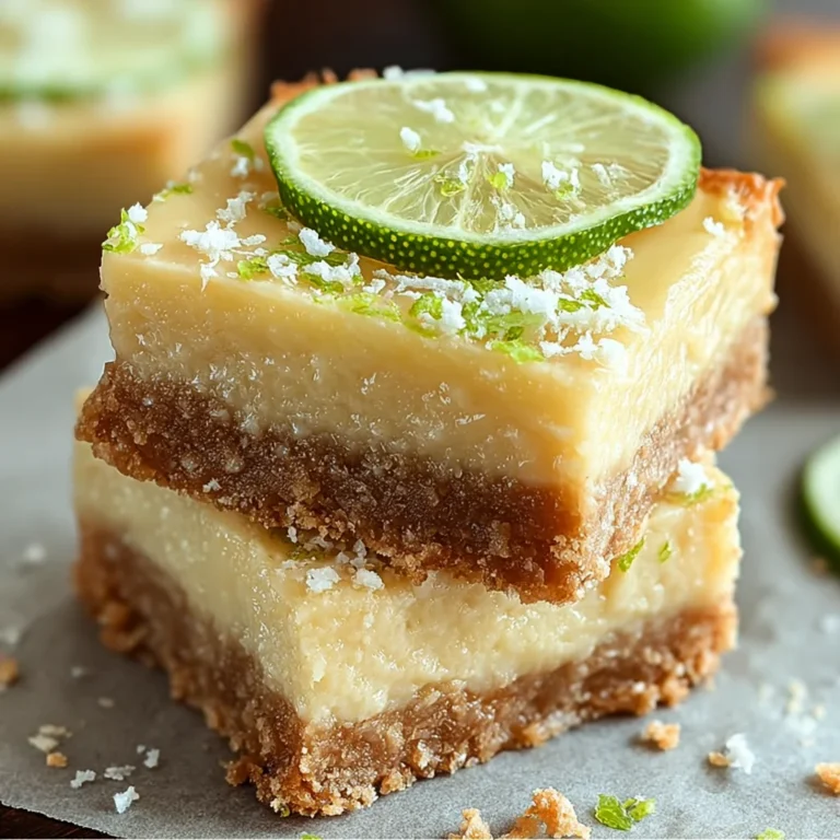 Key Lime Pie Bars Recipe