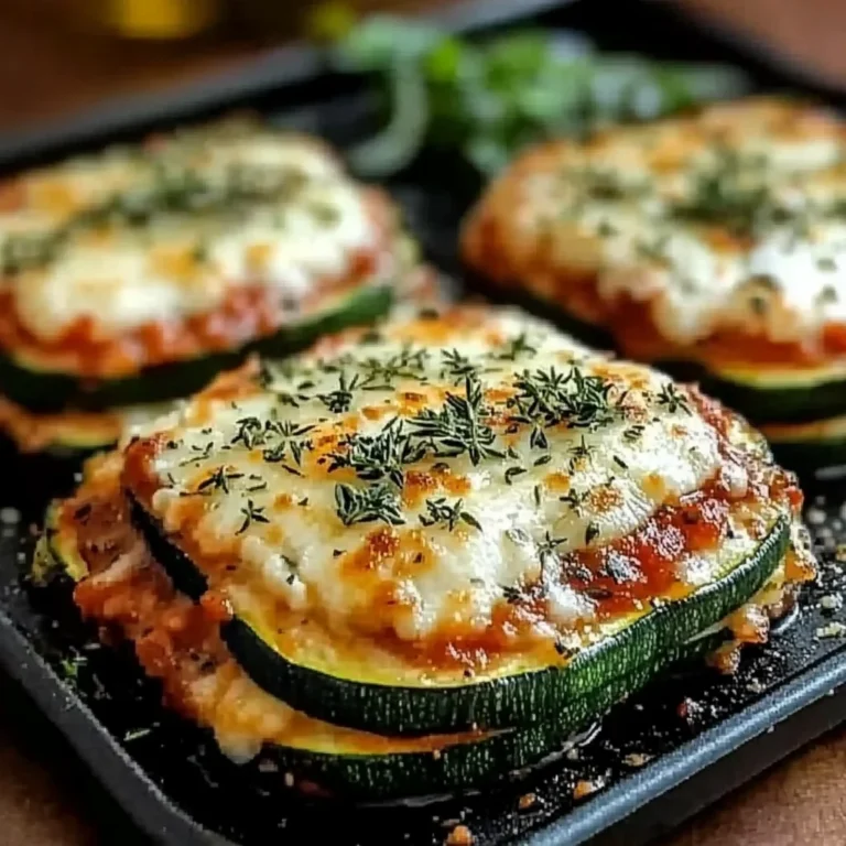 Layered Zucchini Ricotta Melts with Marinara Recipe