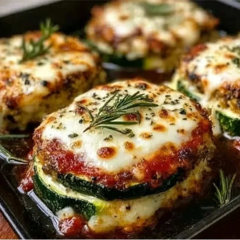 Layered Zucchini Ricotta Melts with Marinara Recipe