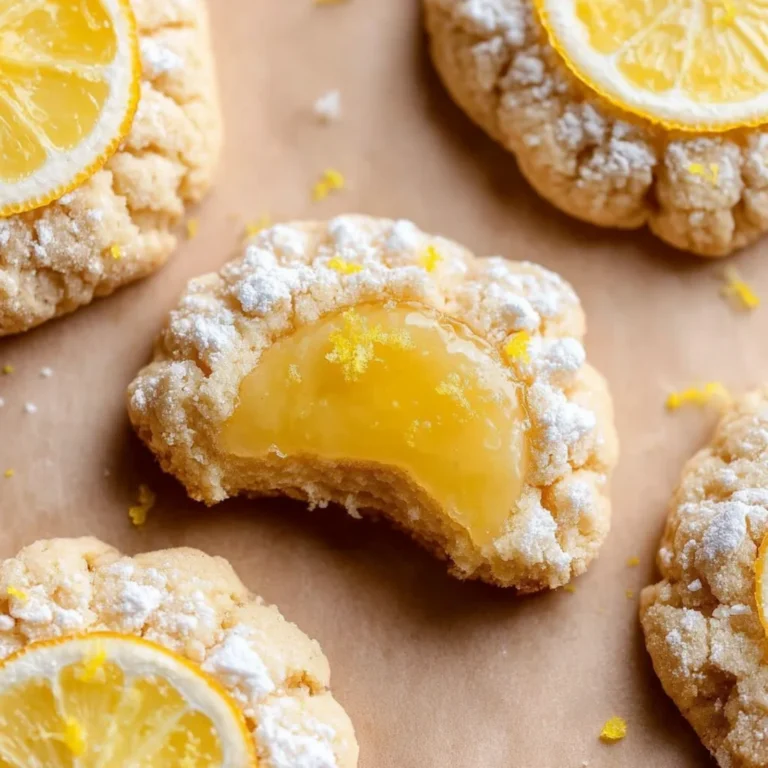 Lemon Bar Cookies Recipe