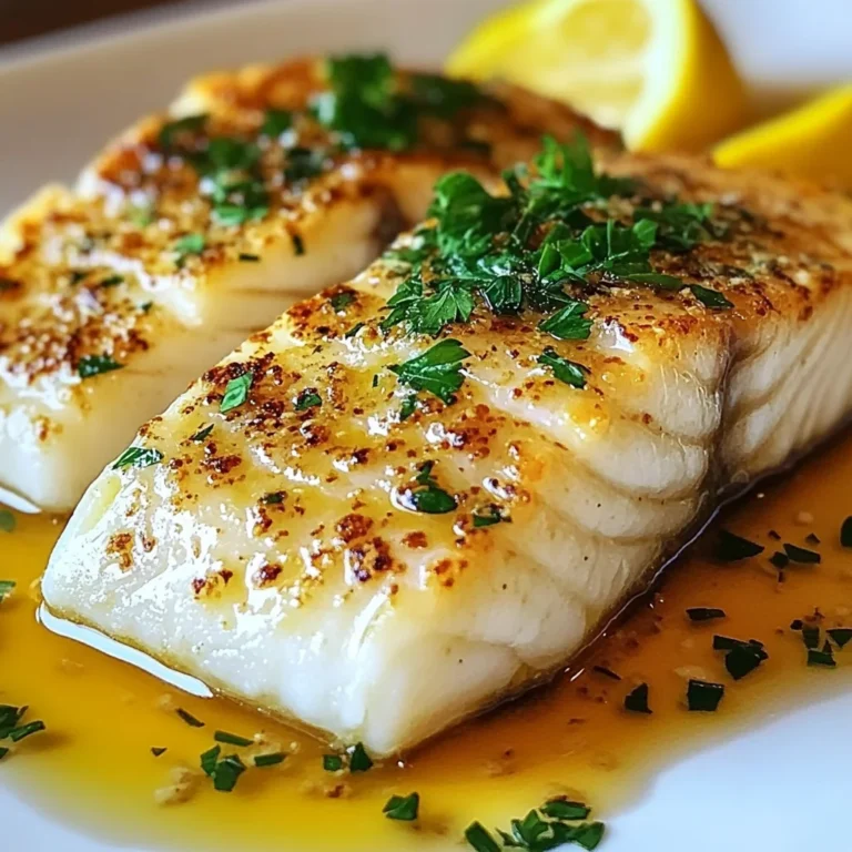 Lemon Butter Fish Fillet Recipe