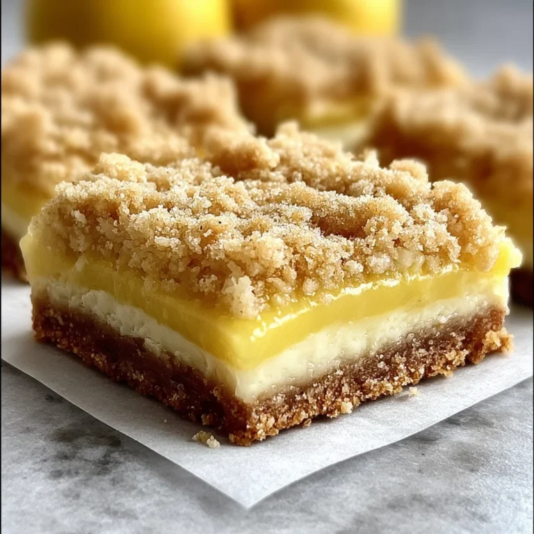 Lemon Crumb Bars Recipe