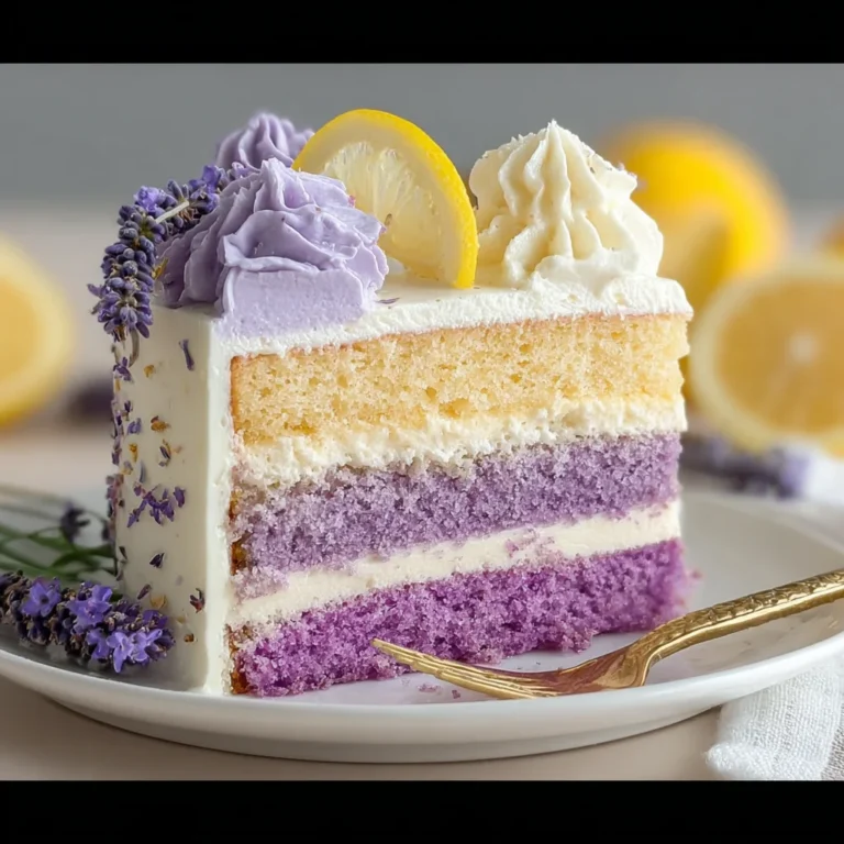 Lemon Lavender Cake Recipe