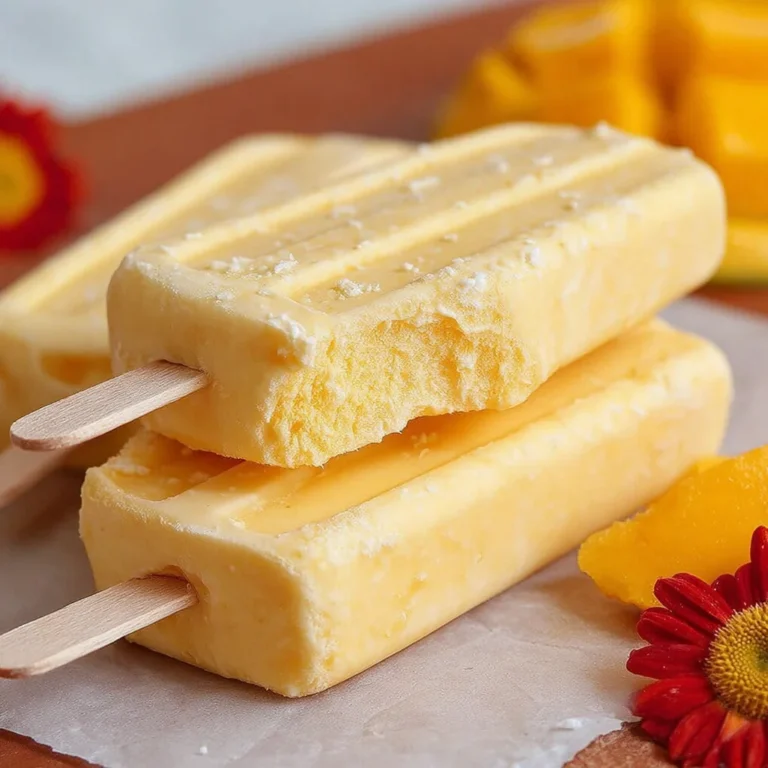 Mango Popsicles Recipe