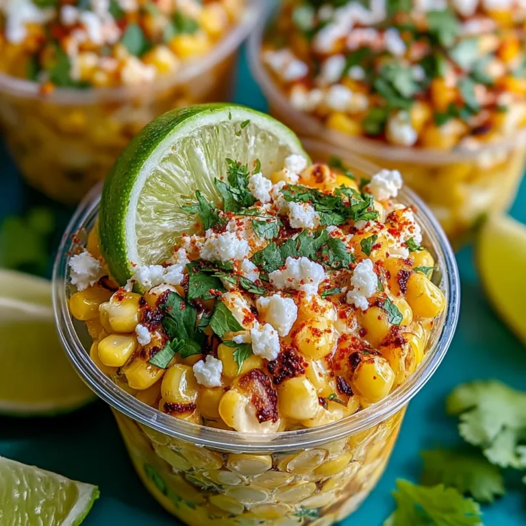 Mexican Street Corn Cups Recipe