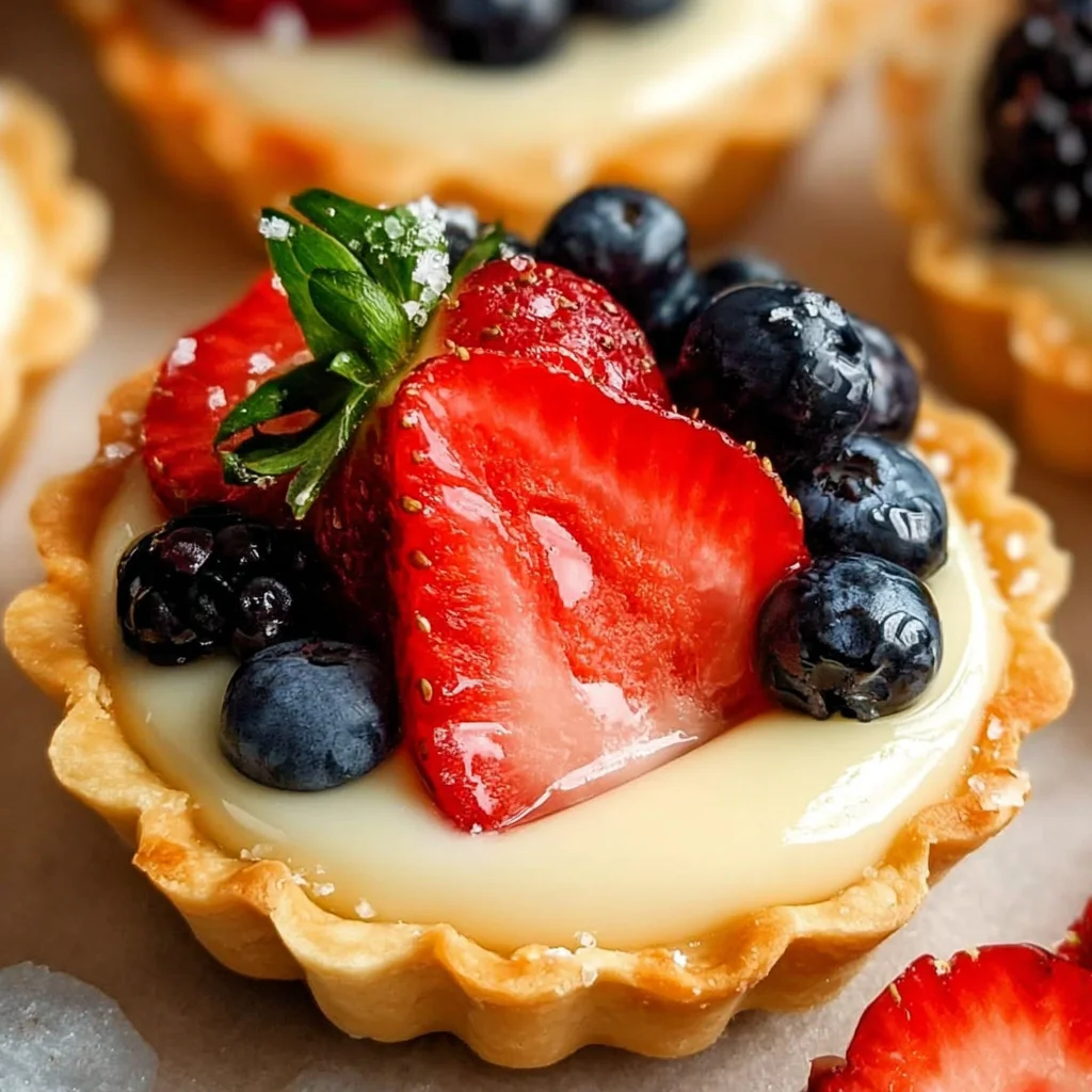 Mini Fruit Tarts With Pastry Cream step by step