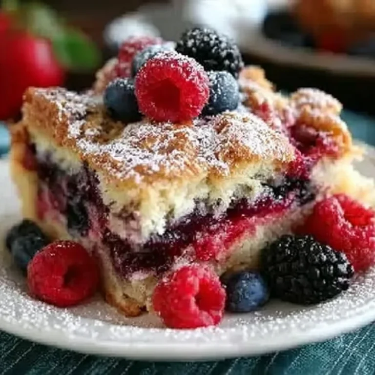 Mixed Berry Buckle Recipe