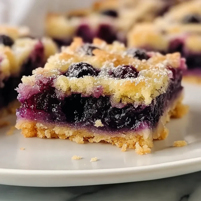 Homemade Blueberry Zucchini Bars Recipe