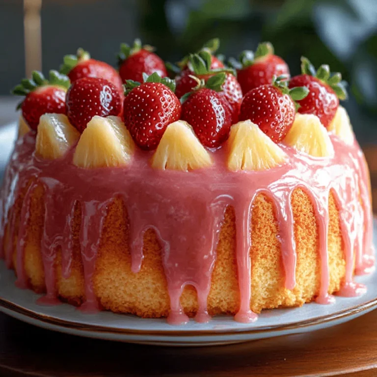 Strawberry Pineapple Pound Cake Recipe