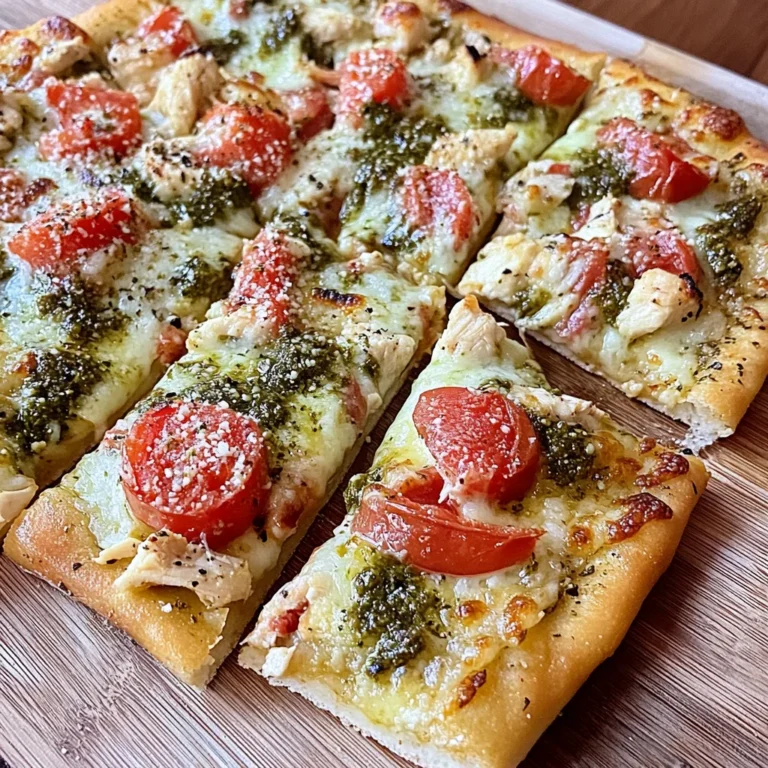 Pesto Chicken Pizza Recipe