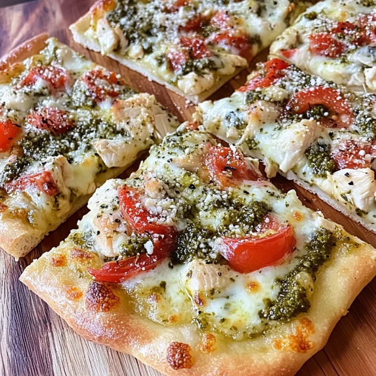 Pesto Chicken Pizza Recipe