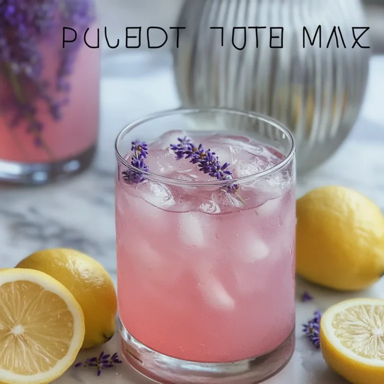 Pink Lavender Lemonade Recipe