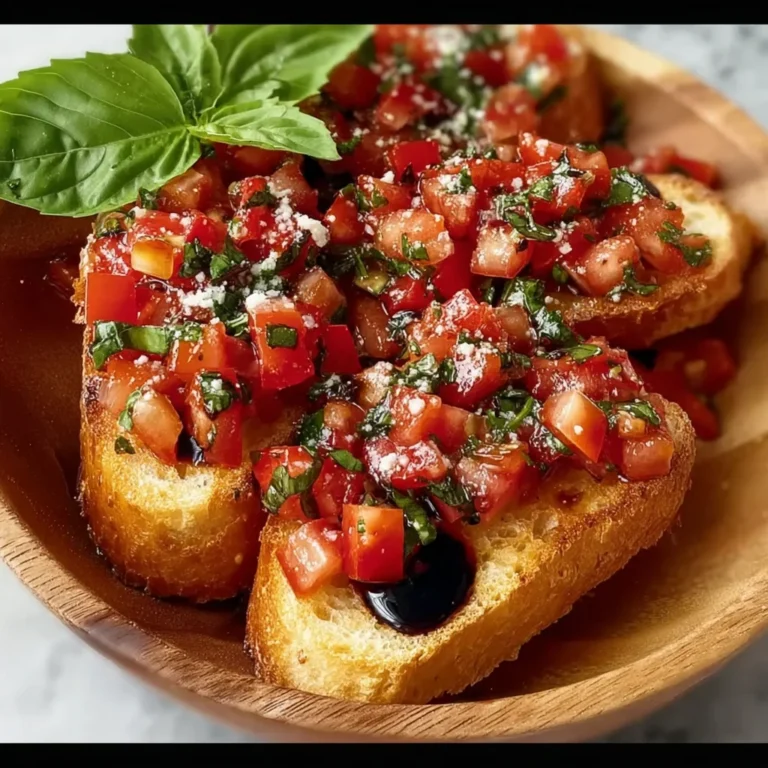 Juicy Bruschetta with Balsamic Glaze Recipe