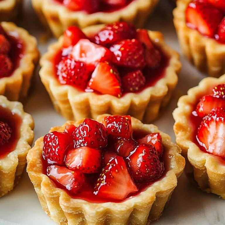 Mini Strawberry Custard Tartlets From Scratch Recipe