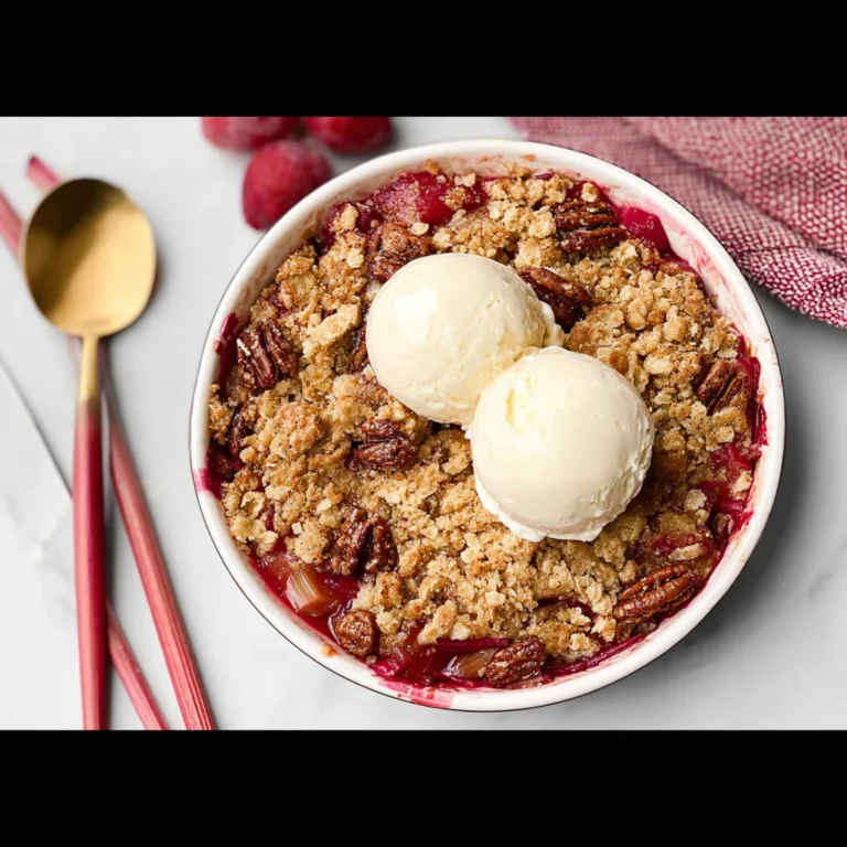 Rhubarb Crumble Recipe