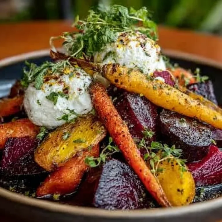 Roasted Beets and Carrots Salad with Burrata Recipe