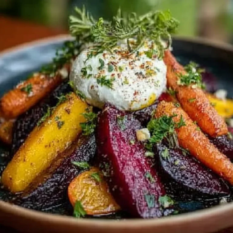 Roasted Beets and Carrots Salad with Burrata Recipe