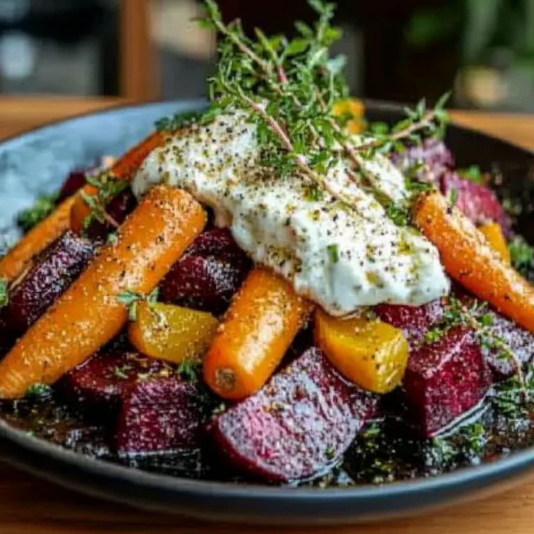 Roasted Beets and Carrots Salad with Burrata Recipe
