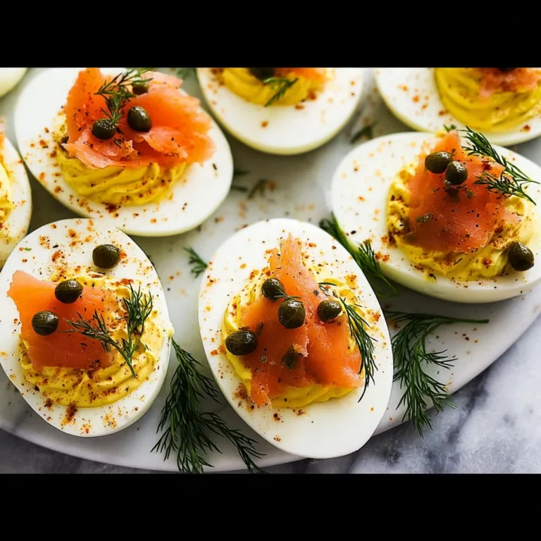 Smoked Salmon Deviled Eggs Recipe