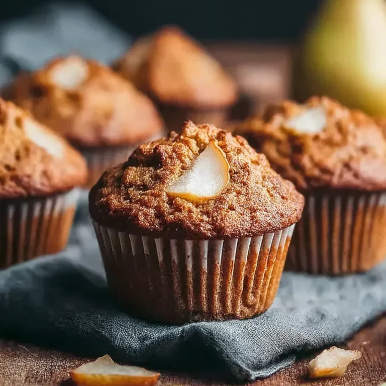 Spiced Pear Muffins Recipe